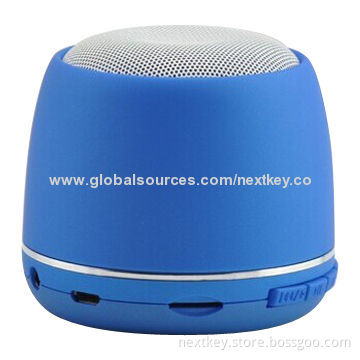 Portable Bluetooth Speaker with FM Radio, Patented Design, Built-in Lithium BatteryNew